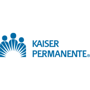 Colorado Marathon sponsor Kaiser Permanente blue logo